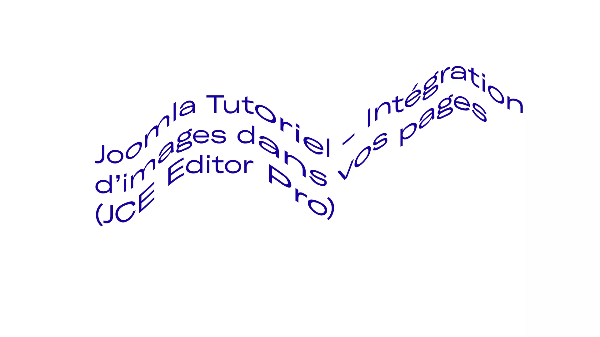 Joomla Tutoriel - Intégration d’images dans vos pages (JCE Editor Pro)