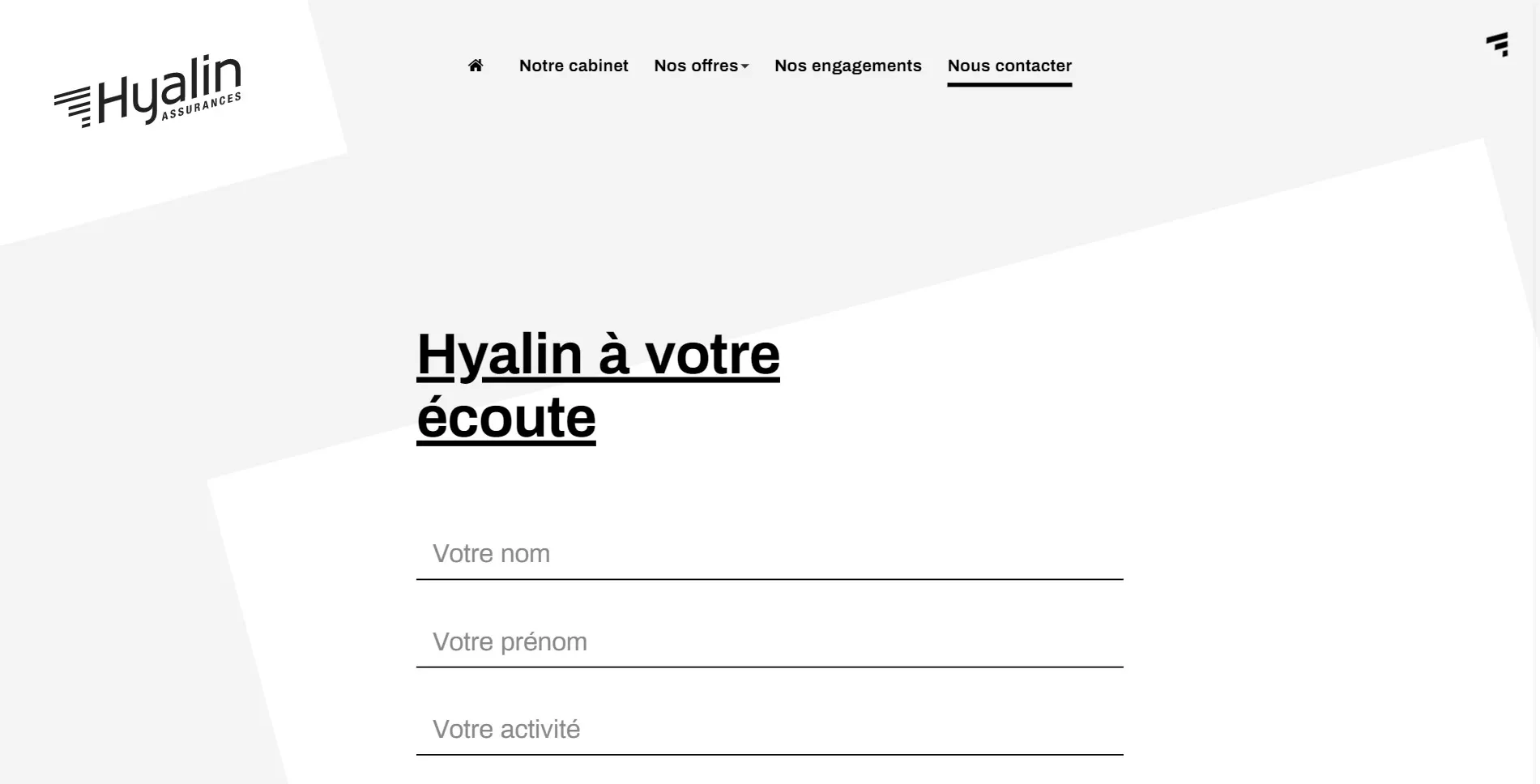 Site web Hyalin 7